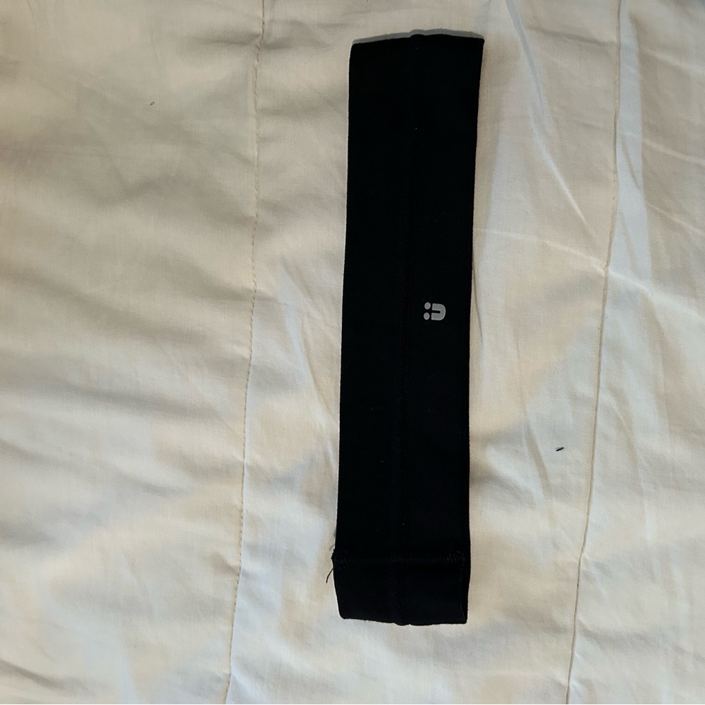 Black Headband with Logo